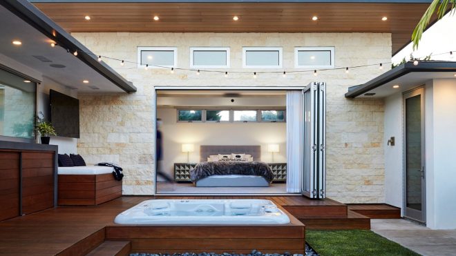 This Dream Bedroom Opens Directly Onto a Hidden Outdoor Space