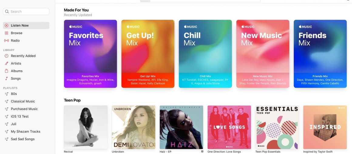 Apple Launches Apple Music Beta Website With iOS 14 Design and 'Listen Now' Tab to Replace 'For You'