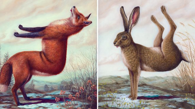 These Absurdly Contorted Animals by Bruno Pontiroli Will Leave You With a Backache
