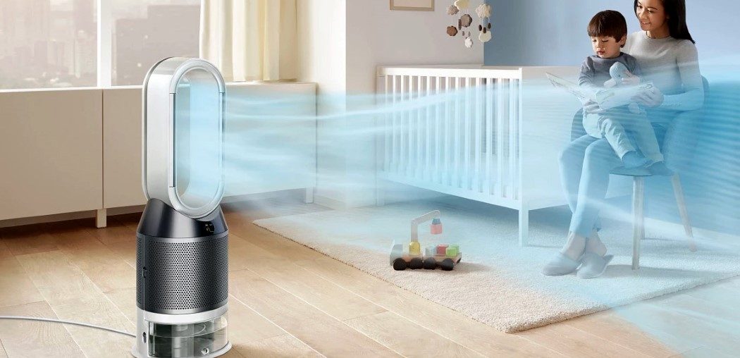 Dyson’s new bladeless fan also humidifies as well as purifies your air with a UV-lamp