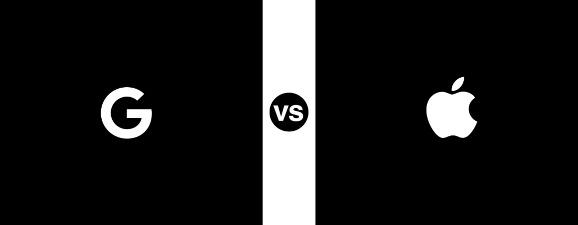 Apple vs Google in 10 honest graphics