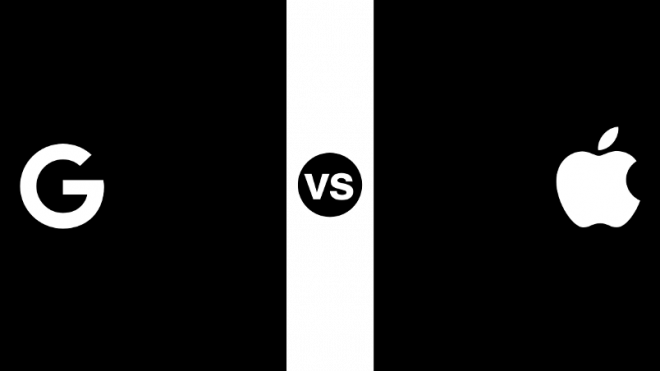 Apple vs Google in 10 honest graphics