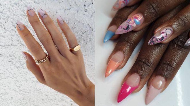 19 Nail Art Designs That Grow Out Nicely, Because Getting to the Nail Salon Is Hard