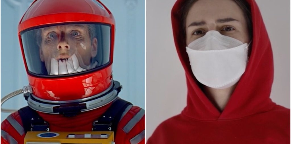 Brilliant Remake of the Iconic '2001: A Space Odyssey' Finale Told in Context of the 2020 Quarantine Isolation