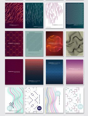 Abstract Geometric Vector Graphic Design Templates Download...