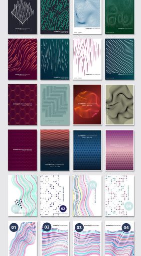 Abstract Geometric Vector Graphic Design Templates Download...