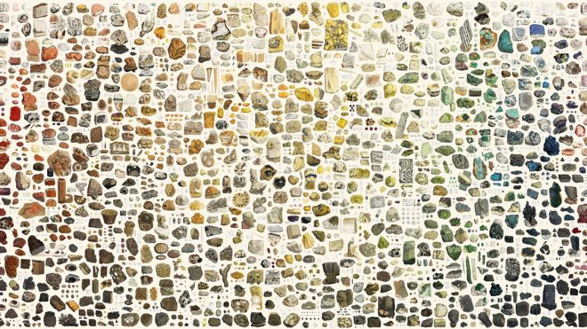 An Interactive Display Color-Codes Hundreds of Historical Mineral Illustrations