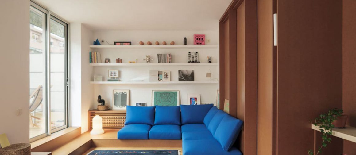 An Attic Apartment in Barcelona Comes With Built-In Furniture