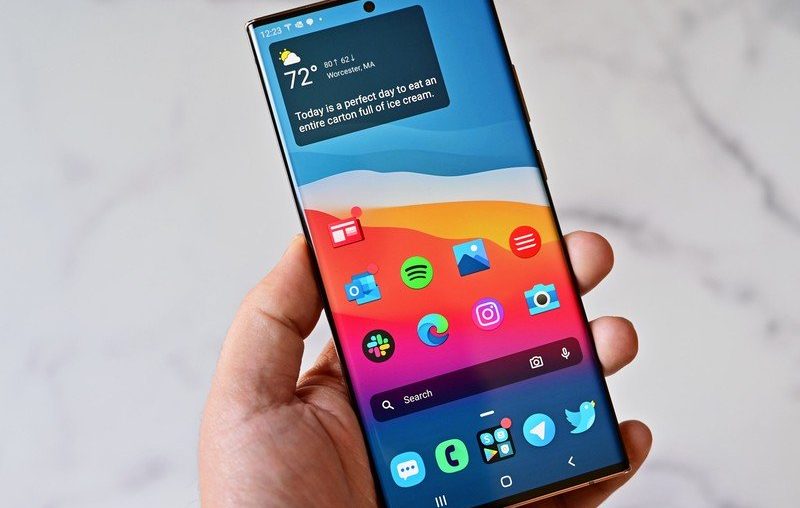 Fluent Icon Pack is a perfect companion to Microsoft Launcher for Android