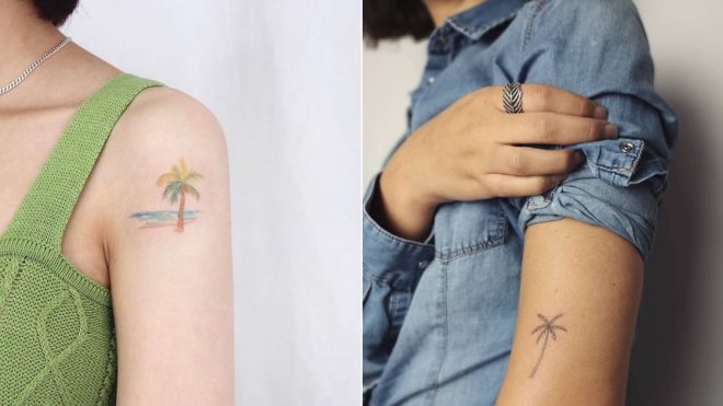 49 Palm Tree Tattoo Ideas to Help You Embrace Tropical Island Life Every Day of the Year