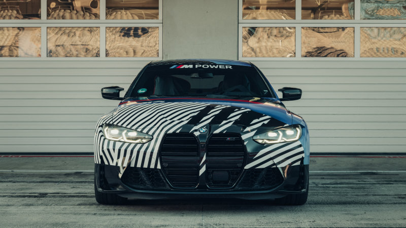2021 BMW M4 previewed with revealing livery and camo design