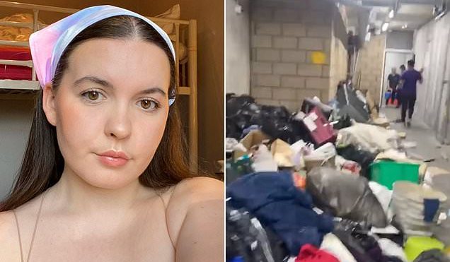Student 'disgusted' after uni accommodation binned ALL her belongings