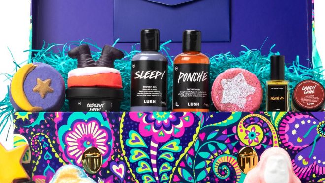 Every item inside the £185 Lush advent calendar 2020