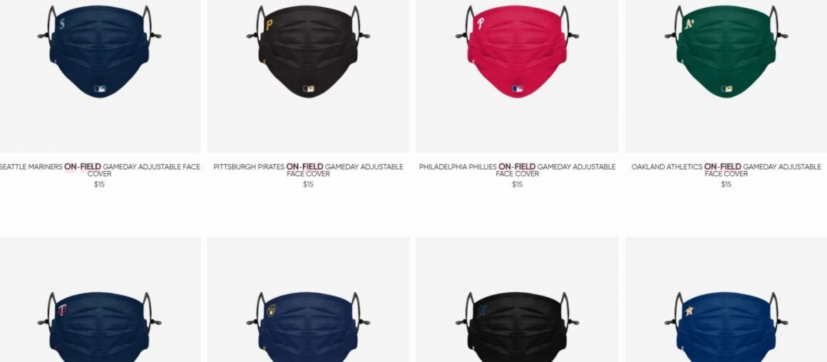 Wear the same face coverings as your favorite MLB players