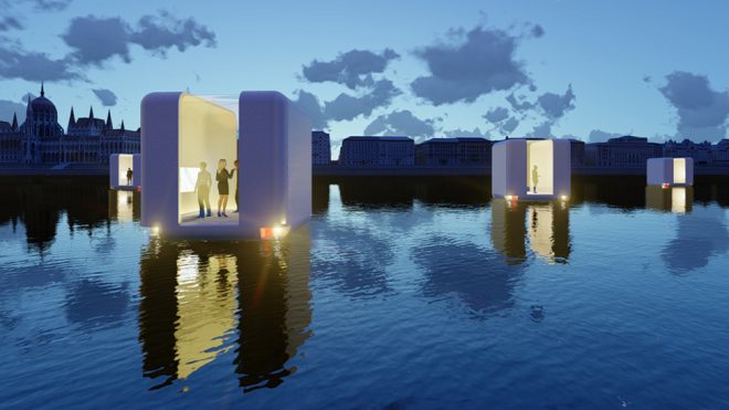 The CrossWater is a solar-powered mode of public water transportation