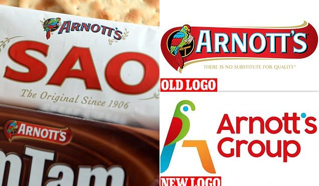 Arnott's releases a new logo and Australians aren't happy