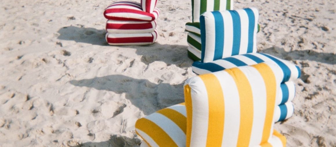 These Pillow Chairs Evoke a Summer Vacation on the Italian Riviera