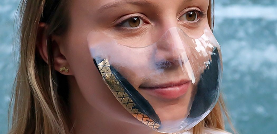 Ditch those dirty cloth masks, this reusable transparent face mask makes it easy to breathe clean air