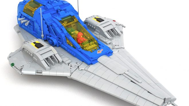 A sleek homage to a timeless spaceship, spaceship, SPACESHIP! | The Brothers Brick