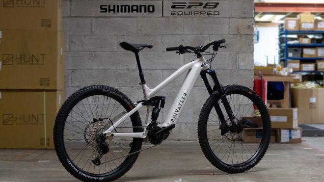 Privateer teases new E-161 e-bike with Shimano EP8 & EWS inspired design - Bikerumor