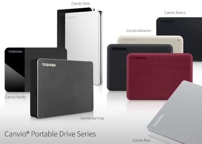 New Toshiba Canvio portable storage range unveiled - Geeky Gadgets