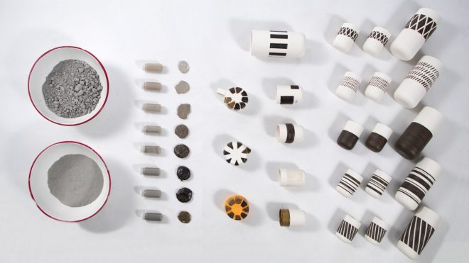 Studio Rope Turns Dust From Stone Processing Into Pottery Glazes