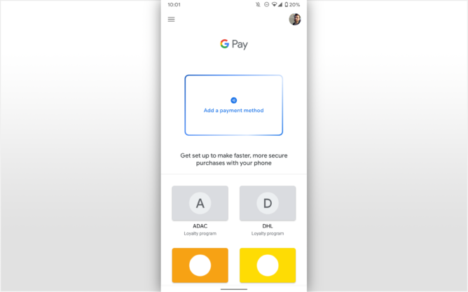 A bottom-tabless Google Pay redesign is rolling out to some people