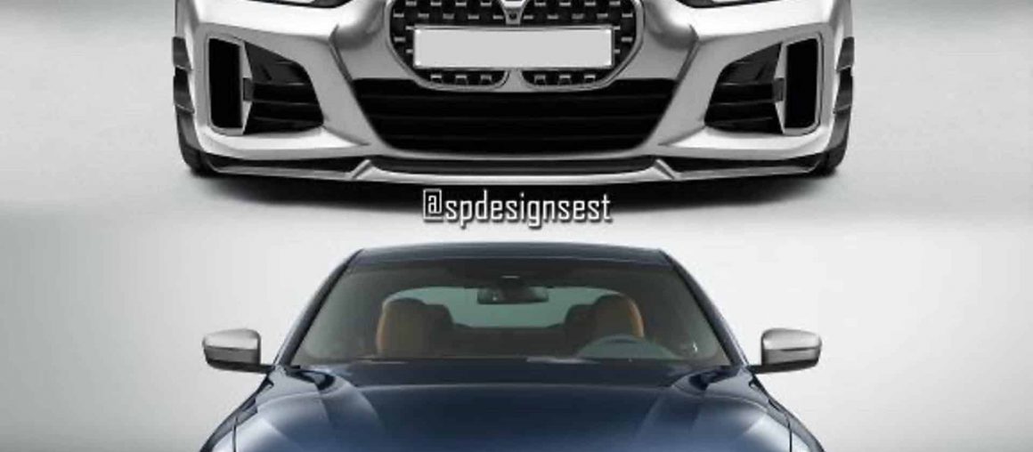 BMW 4 Series reimagined with a smaller kidney grille