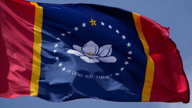 Mississippi’s replacement flag now goes to the governor