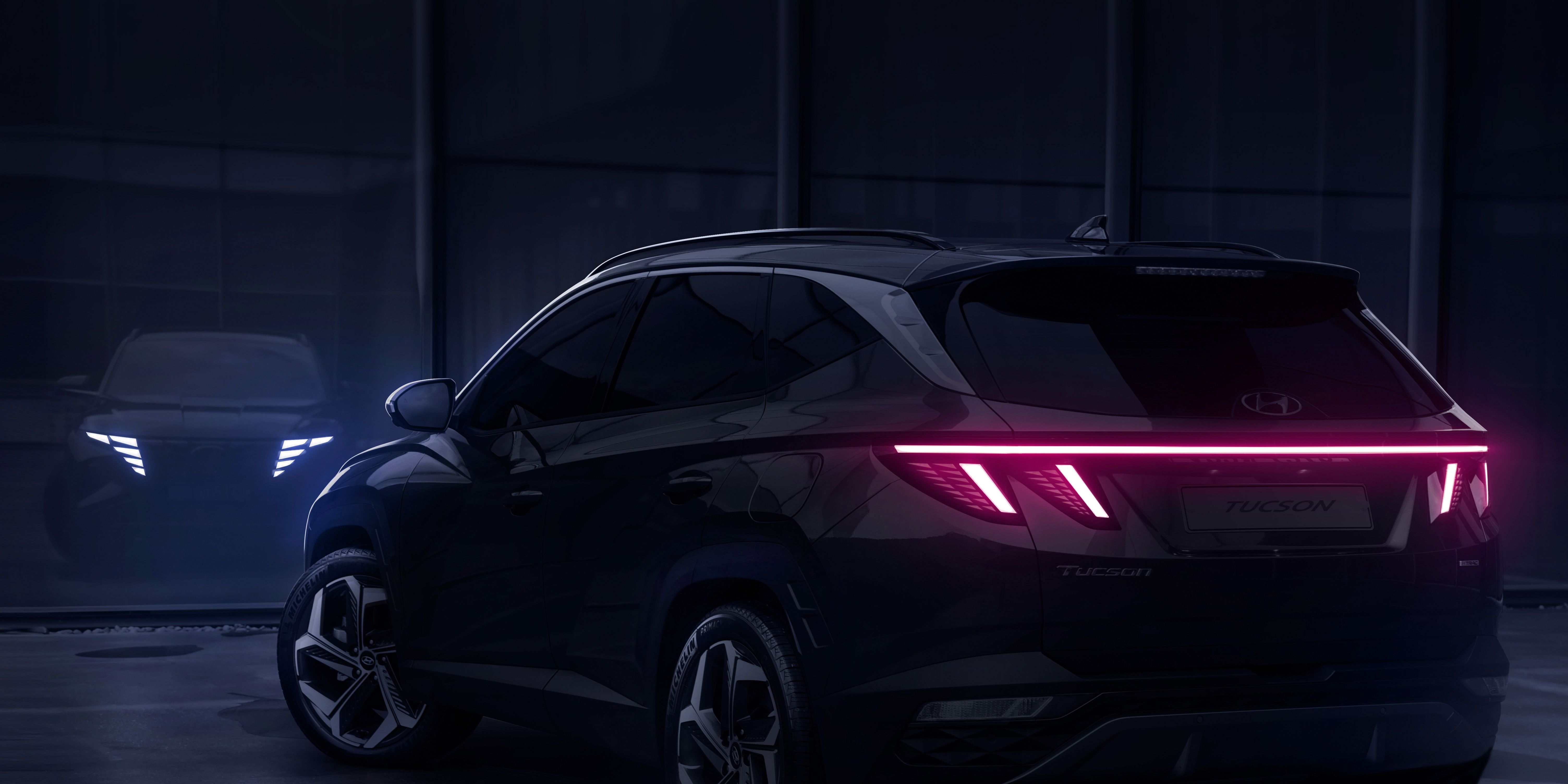More 2022 Hyundai Tucson Design Details Visible in Teaser Photos