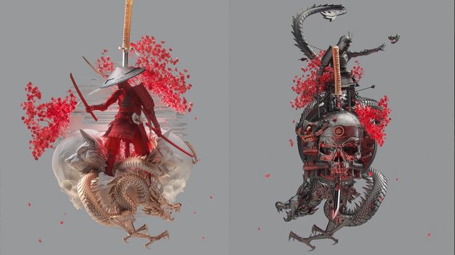 Ghost of Tsushima Fan Art Showcases Jin Sakai in All of His Splendid Glory