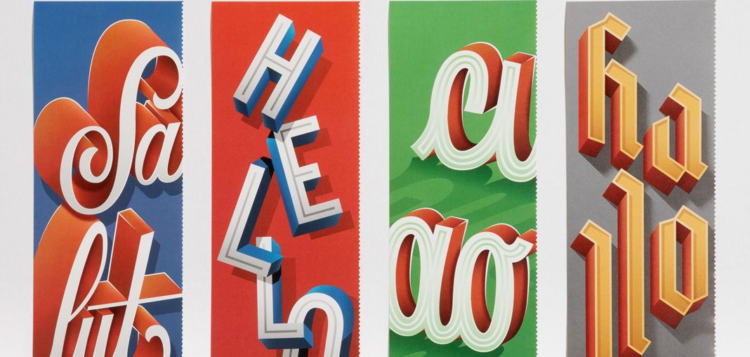 Typographic Stamps Designed by Davide Pagliardini