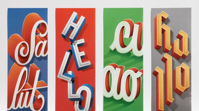 Typographic Stamps Designed by Davide Pagliardini
