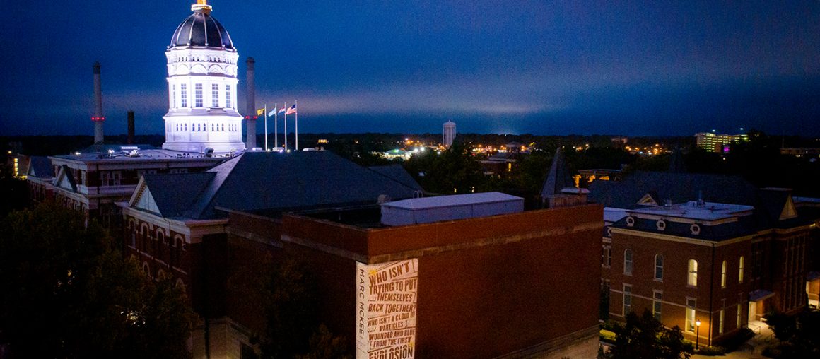 Projections bring poetry to new heights // Show Me Mizzou // University of Missouri