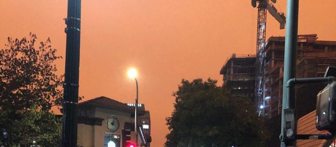 Why wildfires are turning skies a sinister orange