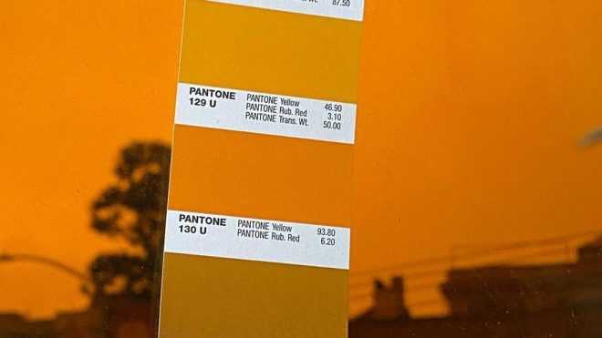 'This is fine': Ominous orange skies over California's Bay Area match Pantone 120U