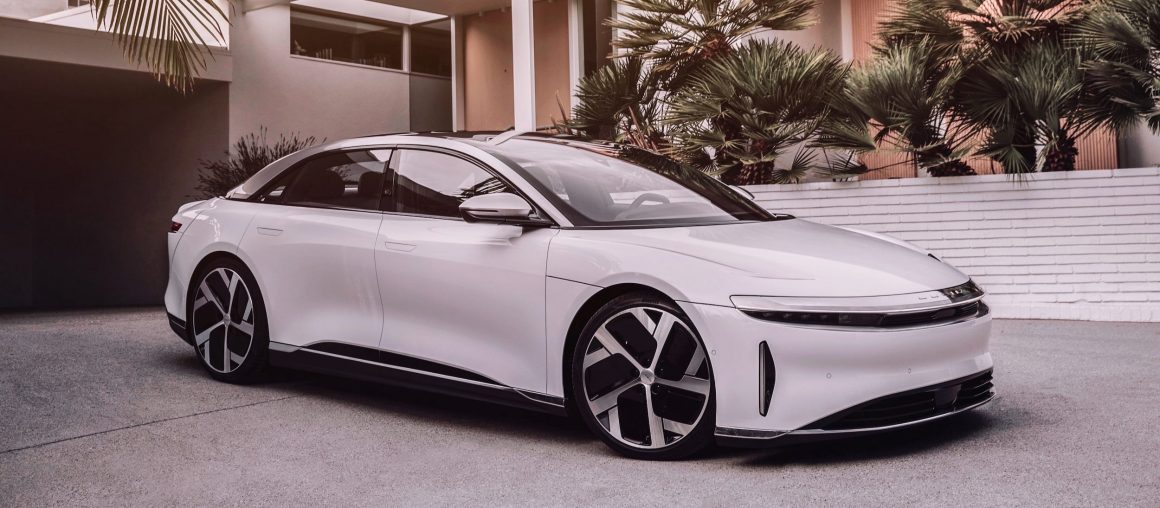 The designer of Lucid's $80,000 Tesla rival says it will be spacious enough to offer business class-like reclining seats