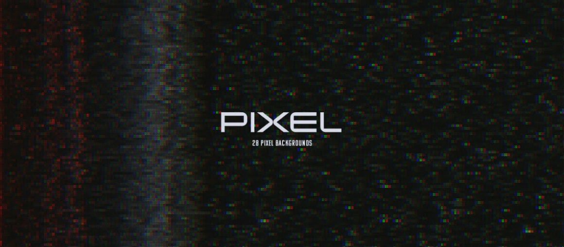 Digital Pixel Noise Glitch Error Backgrounds