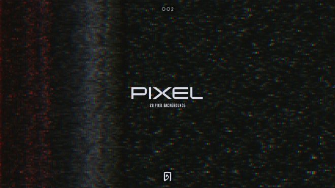 Digital Pixel Noise Glitch Error Backgrounds