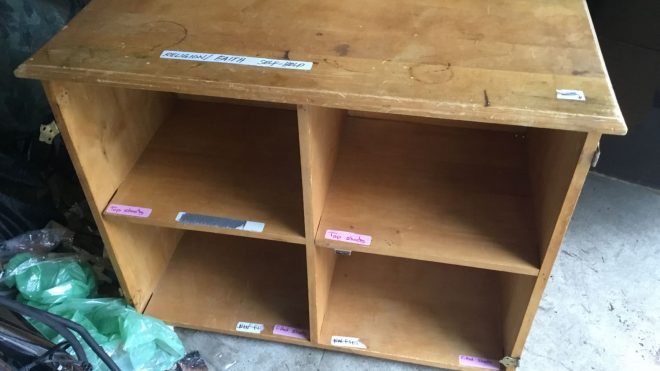 Before and After: A Thrift Store Display Shelf Becomes a Design Piece for $180