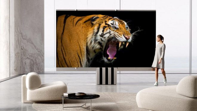 Behold the world’s first 165-inch folding MicroLED TV that costs $400,000