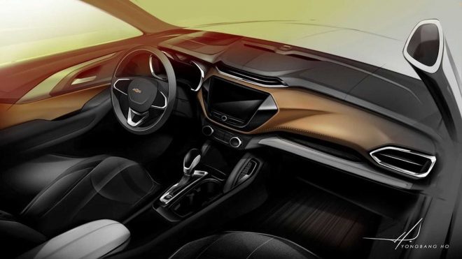 Here's A Chevy Trailblazer Interior Sketch Before Reaching Production