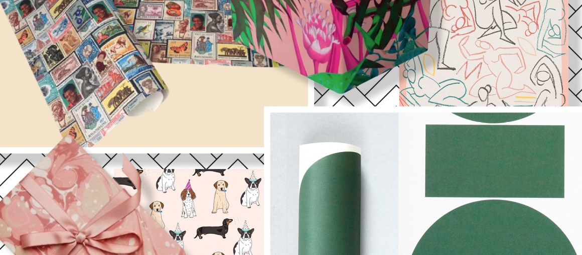 8 sheets of wrapping paper that look so good, they belong in a frame
