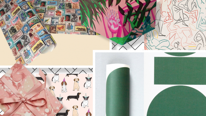 8 sheets of wrapping paper that look so good, they belong in a frame