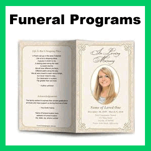 Funeral Programs Templates
