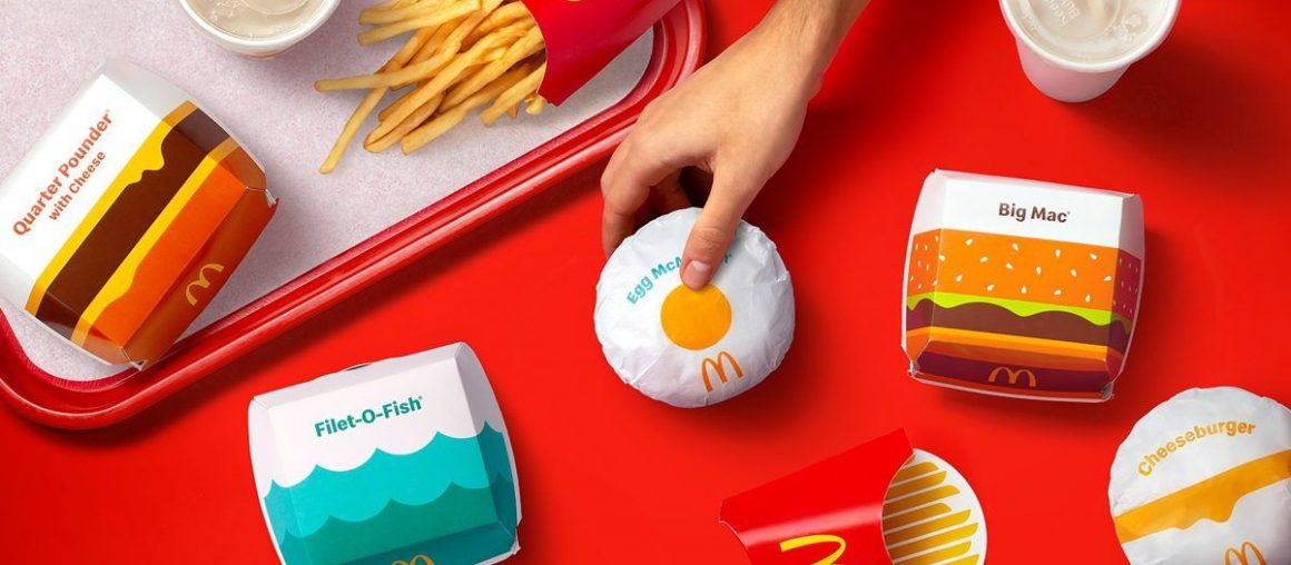 McDonald's just redesigned the packaging for all of its food, and it's cheerful AF