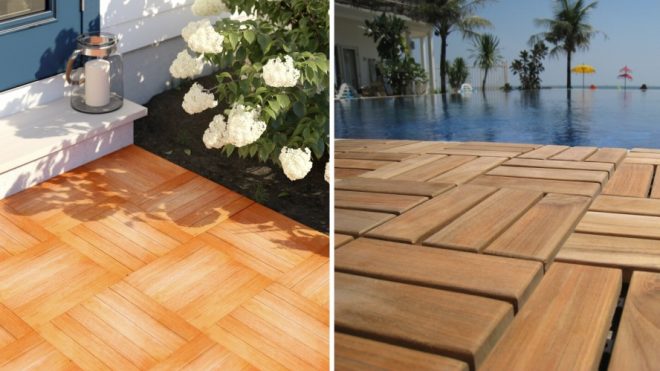 These Wood Deck Tiles are Absolutely Stunning On Your Patio